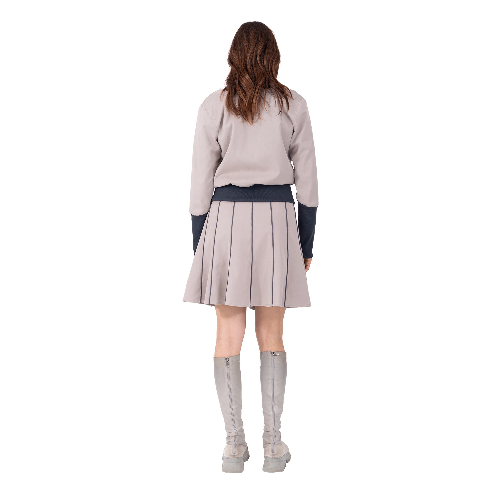 kurze Blousonjacke zum Wenden, sand/nachtblau
