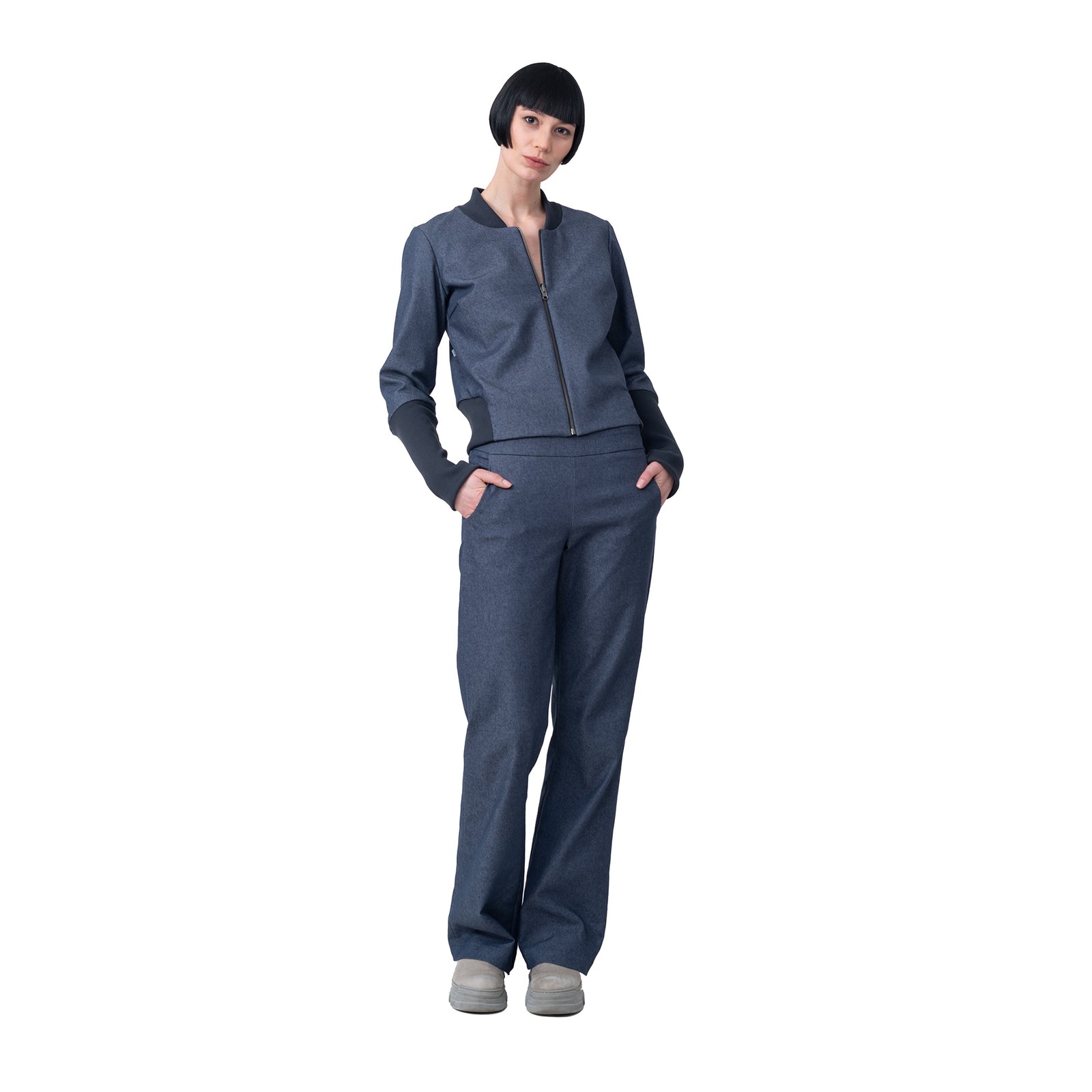 Jeanshose mit Gummibund