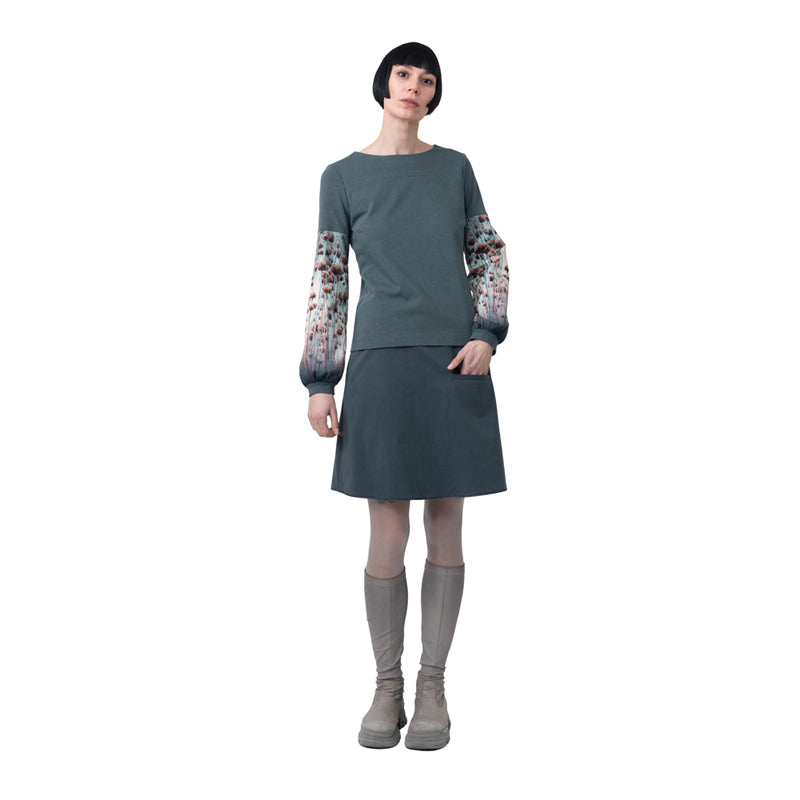 Shirt mit Printärmel, verschiedene Farben & Muster