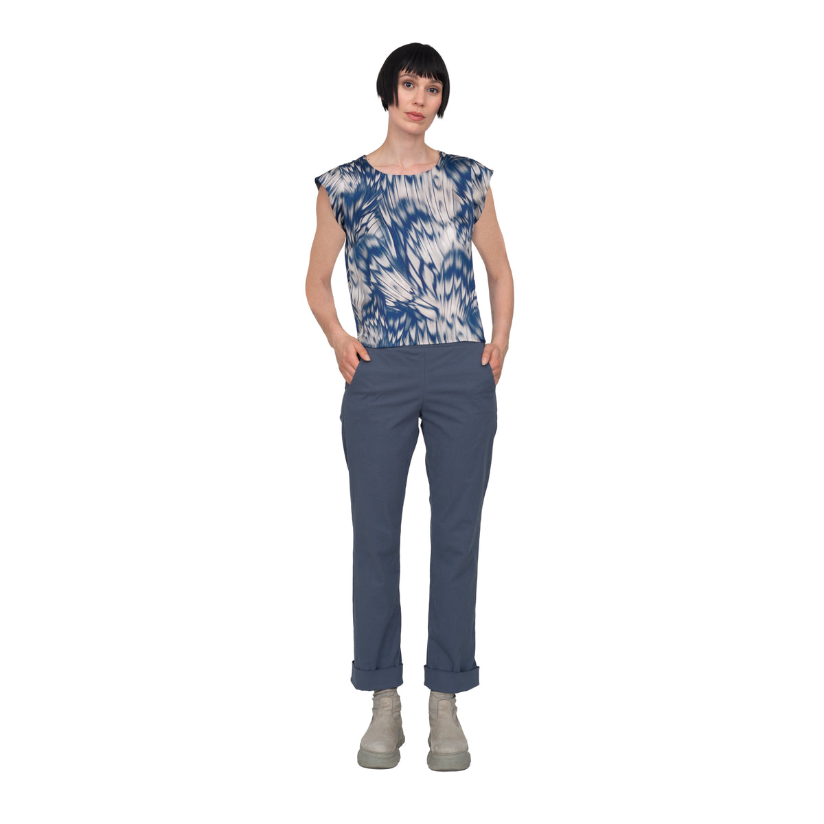 Bluse Kurzarm, verschiedene Farben