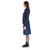 Kapuzensweatjacke mit asymmetrischer Front